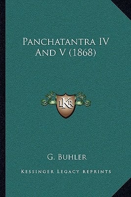Panchatantra IV And V (1868)