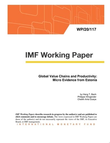 Global Value Chains and Productivity: Micro Evidence from Estonia