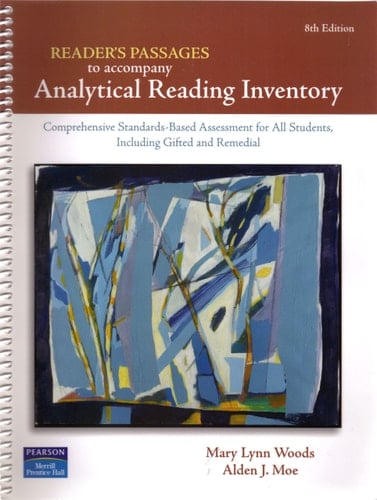 Reader's Passages to Accompany Analytical Reading Inventory Comprehensive Standards-Based Assessment for All Students Including Gifted and Talented