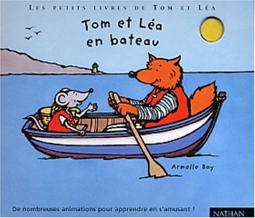 Tom et Léa en bateau