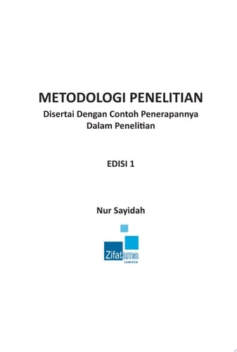 METODOLOGI PENELITIAN Disertai Dengan Contoh Penerapannya Dalam Penelitian