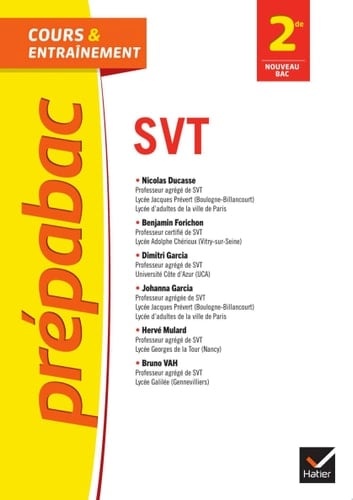 Prépabac SVT 2de