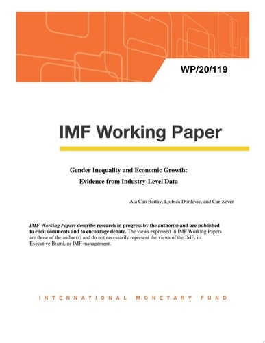 Gender Inequality and Economic Growth: Evidence from Industry-Level Data
