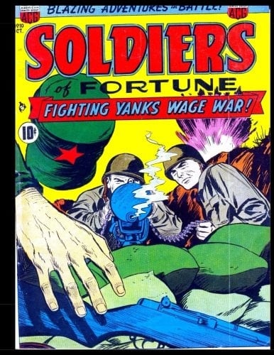 Soldiers of Fortune #10 Golden Age War Comic 1952