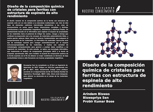 Diseño de la composición química de cristales para ferritas con estructura de espinela de alto rendimiento (Spanish Edition)