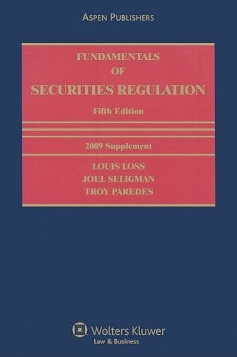Fundamentals of Securities Regulation 2009 Supplement