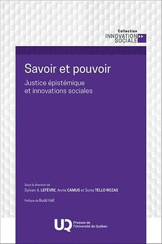 Savoir et pouvoir justice épistémique et innovations sociales