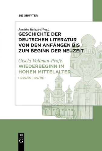 Wiederbeginn Volkssprachiger Schriftlichkeit Im Hohen Mittelalter (1050/60-1160/70)