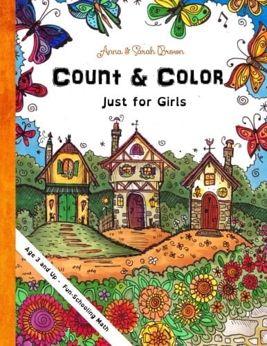 Count and Color - Just for Girls Age 3 and Up - Fun-Schooling Math