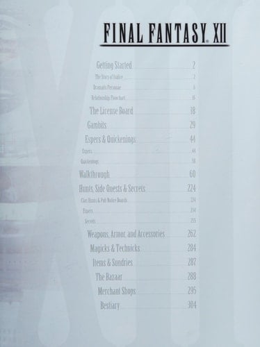 Final Fantasy XII: Limited Edition Guide