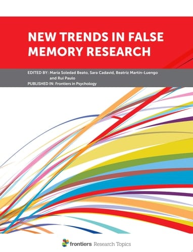 New Trends in False Memory Research