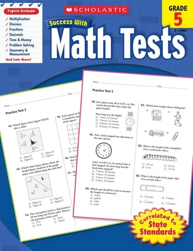 Scholastic Success with Math Tests