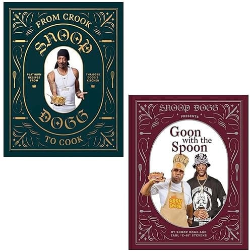 Snoop Dogg 2 Books Collection Set (From Crook to Cook, Snoop Dogg Presents Goon with the Spoon)