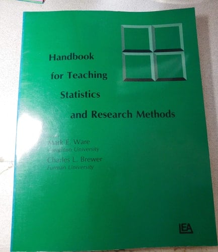 Handbook for Teaching Statistics and Research Methods