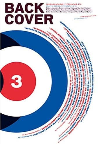 Back cover winter-spring 2010. Design graphique, typographie, etc. Hiver-printemps 2010. 3