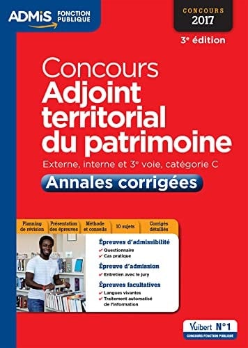 Concours adjoint territorial du patrimoine externe, interne, 3e voie, catégorie C