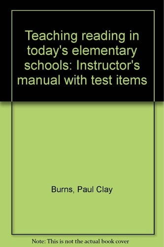 Teaching Reading in Today's Elementary Schools