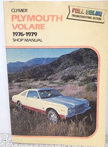 Plymouth Volare 1976-1979 Shop Manual