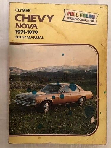 Chevy Nova, 1971-1979 Shop Manual