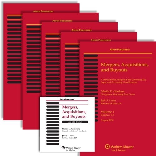 Mergers, Acquisitions, and Buyouts, August 2010 Five Volume Print Set and CD-ROM Combo