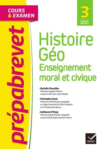 Prépabrevet Histoire-Géographie EMC 3e - Brevet 2024