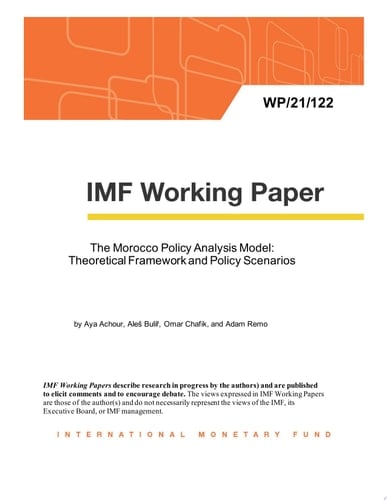 The Morocco Policy Analysis Model: Theoretical Framework and Policy Scenarios