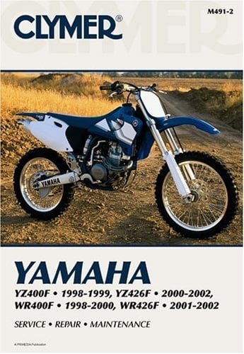 Clymer Yamaha YZ400F 1998-1999, WR400F 1998-2000 & YZ426F 2000