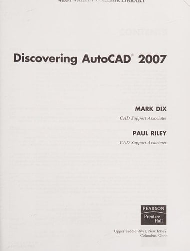Discovering AutoCAD 2007