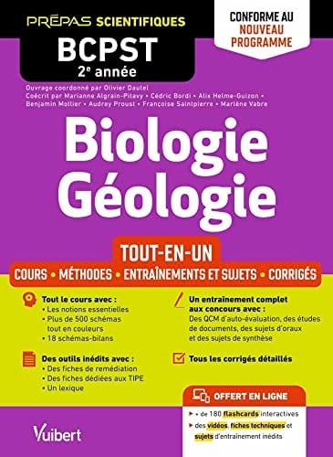 Biologie-Géologie BCPST 2e année Tout-en-un
