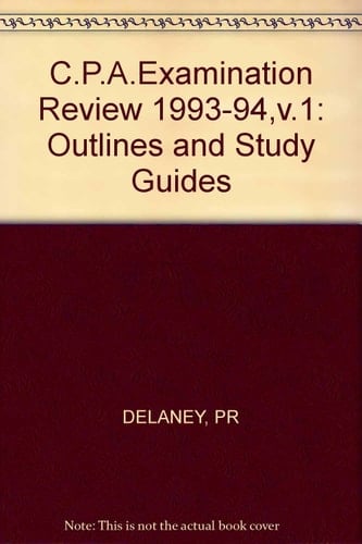 CPA Examination Review Outline and Study Guide