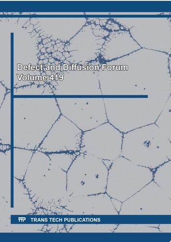 Defect and Diffusion Forum Vol. 419