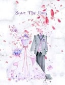Save the Day Beautiful Floral Wedding Notebook and Organizer for the Bride to Be, 8. 5 X 11 Large, 140 Lined Pages