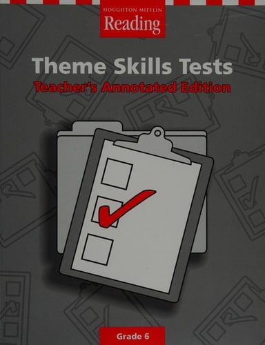 Houghton Mifflin Reading Teacher's Edition Level 6 Theme 1 2005