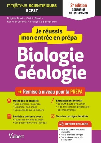 Je réussis mon entrée en prépa biologie-géologie BCPST