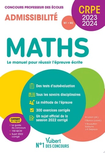 Maths - CRPE 2023-2024