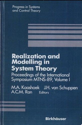 Realization and Modelling in System Theory Realization and Modelling in System Theory