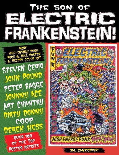 Son of Electric Frankenstein More High Energy Punk Rock and Roll Poster and Record Art
