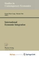 International Economic Integration