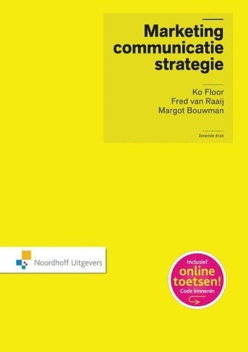 Marketingcommunicatiestrategie reclame, public relations en voorlichting, sponsoring, promoties, direct marketing en dialoogmarketing, winkelcommunicatie, persoonlijke verkoop, evenementen, geïntegreerde communicatie