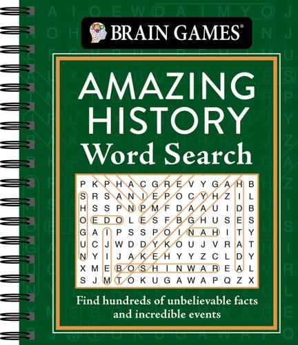 Brain Games - Amazing History Word Search Find Hundreds of Unbelievable Facts and Incredible Events