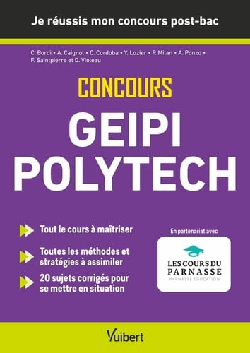 Concours Geipi Polytech Je réussis mon concours post-bac Terminale --> Ecole post-bac