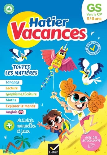 Hatier vacances GS vers le CP Toutes les matières