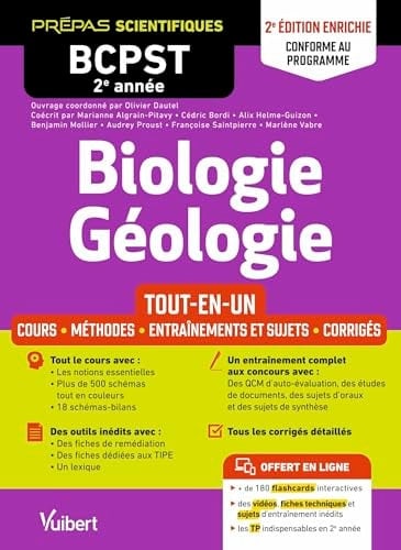 Biologie-géologie BCPST 2e année Tout-en-un