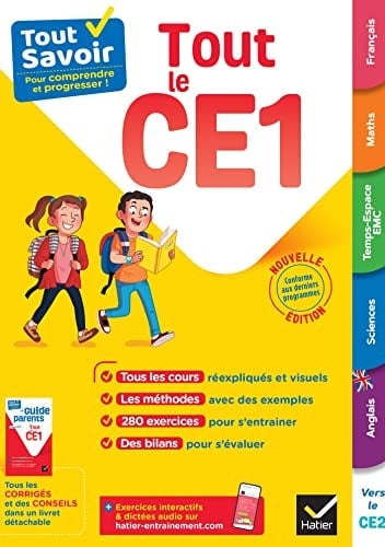 Tout le CE1 Avec le Guide parents détachable