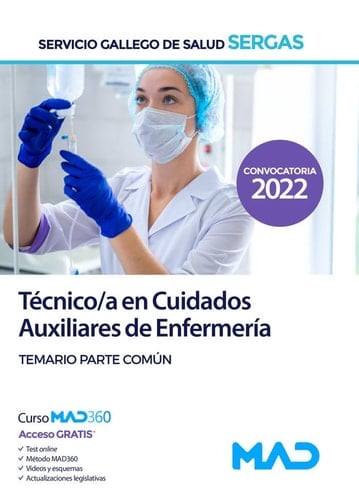 Técnico/a en Cuidados Auxiliares de Enfermería del Servicio Gallego de Salud (SERGAS). Temario Parte