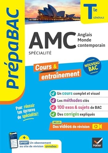 AMC Anglais monde contemporain Tle générale spécialité