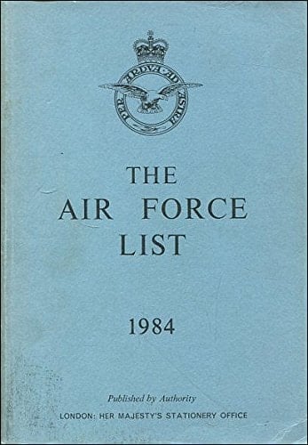 The Air Force List 1984