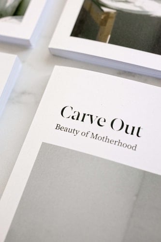 Carve Out Beauty of Motherhood