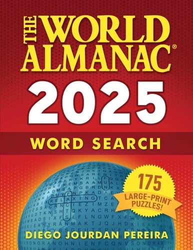 The World Almanac 2025 Word Search 175 Large-Print Puzzles!