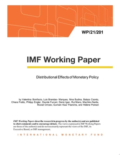 Distributional Effects of Monetary Policy